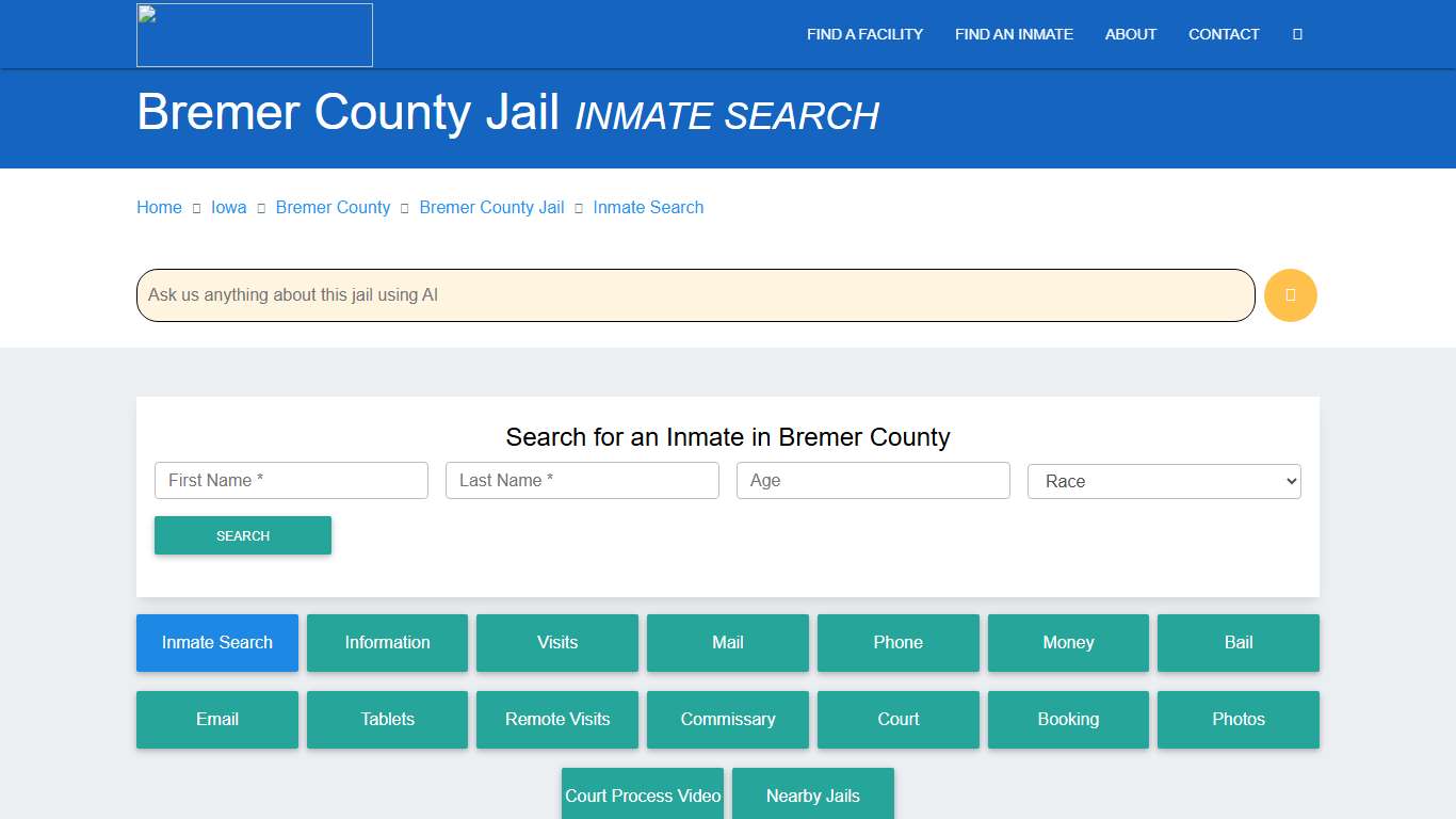 Bremer County Inmate Search & Roster Find Inmates IA